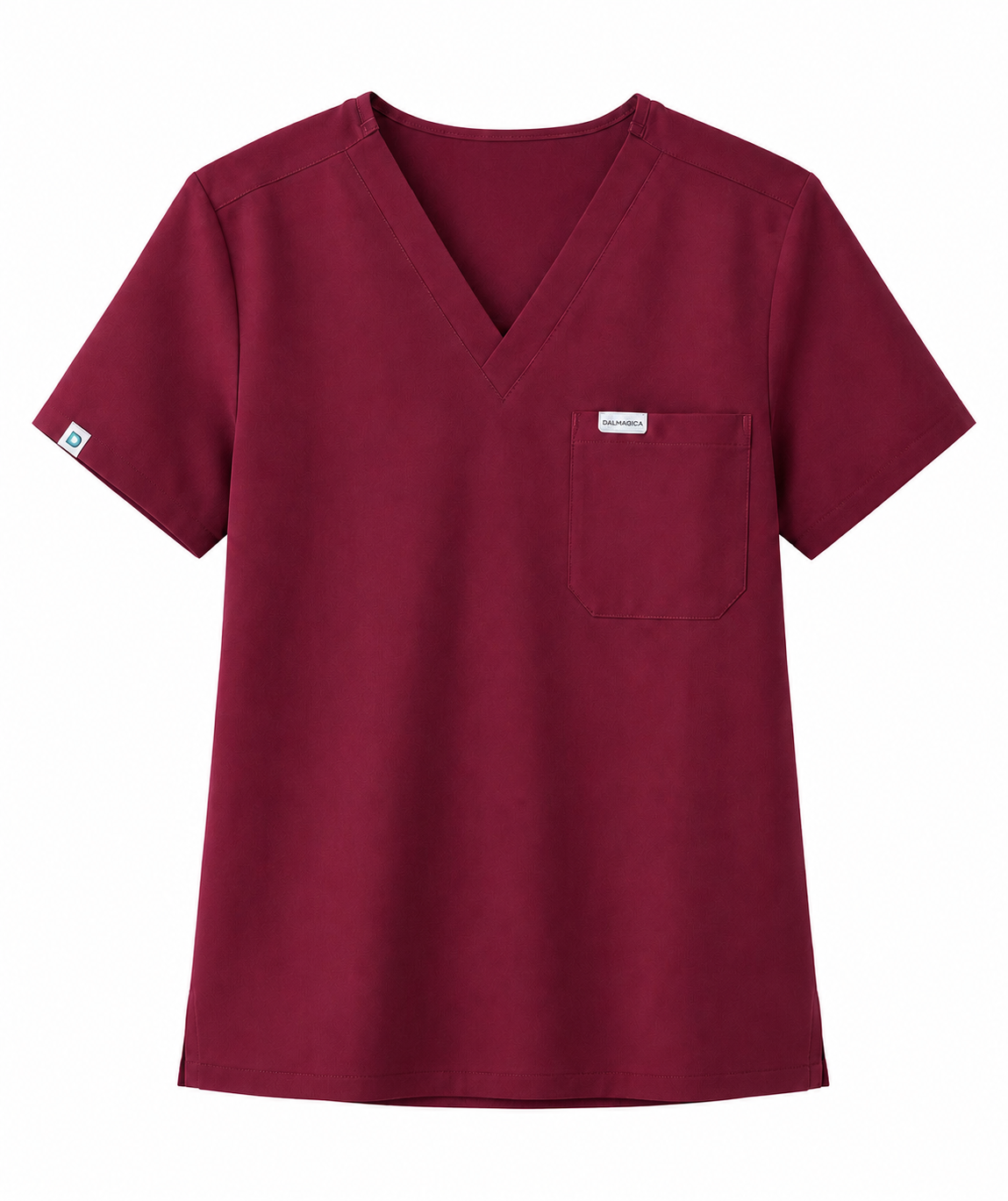 Scrub Top - Wine
